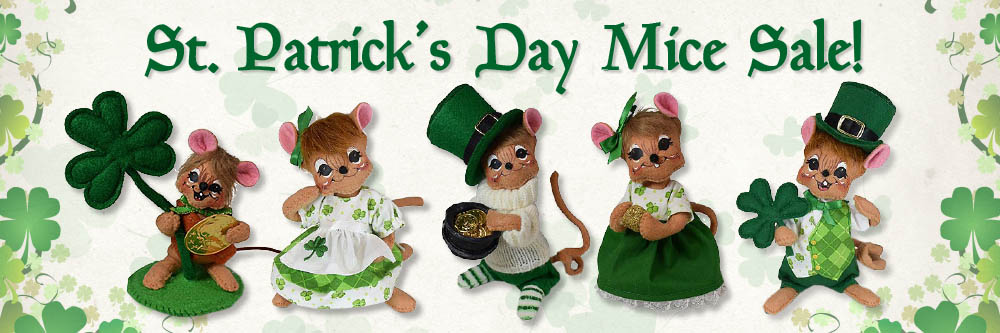 Annalee St. Pattys Day Mouse Sale