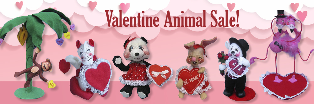 Annalee Valentine Animal Sale