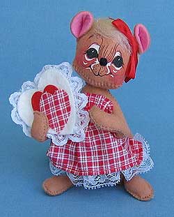 Annalee 7" Sweetheart Girl Mouse - Mint - 034095