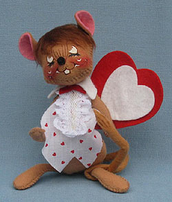 Annalee 7" Sweetheart Boy Mouse - Mint - 1996 - 034196xxt