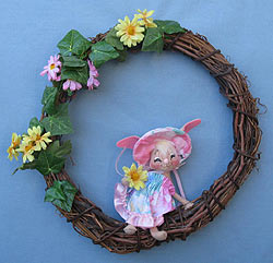 Annalee Bunny Wreath