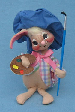 Annalee 7" Artist Bunny with Palette - Mint - 062292ox