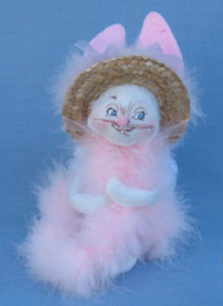 Annalee 6" Pink Fancy Bunny - Mint - 062605