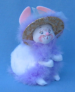 Annalee 6" Lavender Fancy Bunny - Mint - 063106