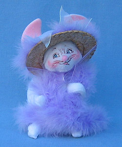 Annalee 6" Lavender Fancy Bunny - Mint - 063106ox