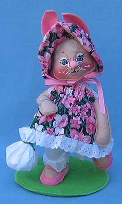 Annalee 10" E.P. Girl Bunny with Purse - Mint - 065497