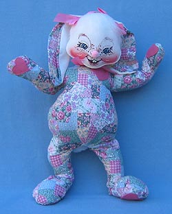 Annalee 18" Patchwork Bunny - Mint - 072699