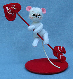 Annalee 3" Cupid's Wild Ride Mouse - Mint - 100312