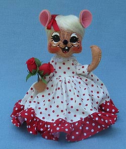 Annalee 6" Sweetheart Girl Mouse - Mint - 2011 - 100711