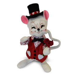 Annalee 6" Valentine Boy Mouse 2018 - Mint - 100918