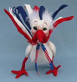 Annalee 9" Patriotic Rooster - Mint - Prototype - 102003