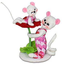 Annalee 5" Petal Pals Mice 2024 - Mint - 110424