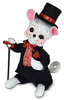 Annalee 6" Heart Throb Mouse 2023 - Mint - 110823