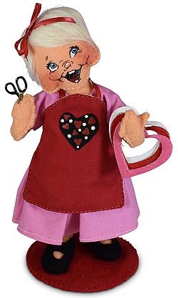 Annalee 8" Crafty Valentine Girl 2021 - Mint - 110921