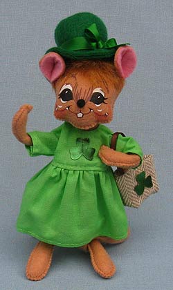 Annalee 6" Lass Mouse with Purse 2016 - Mint - 150416