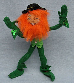 Annalee 5" Shamrock Elf Leprechaun - Near Mint - 150809th