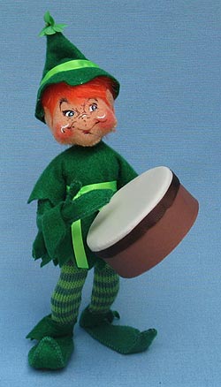 Annalee 9" Drummin On Elf - Mint - 151111