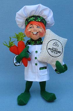 Annalee 9" St Patricks Chef Elf - 151312 - Mint