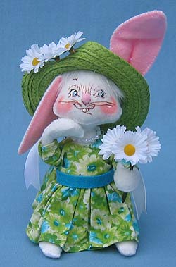 Annalee 6" Spring Girl Bunny - Mint - 151707