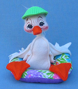 Annalee 5" Duck with Inner Tube - Mint - 151891