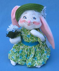 Annalee 12" Spring Girl Bunny - Mint - 153007