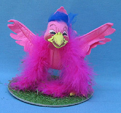 Annalee 7" Spring Girl Chicken on Grass Base - Mint / Near Mint - 159592