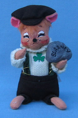 Annalee 6" A Bit of Blarney Mouse - Mint - 170306sq