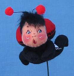 Annalee 3" Ladybug Pick - Mint - 181896ooh