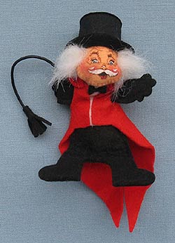 Annalee 5" Circus Ring Master Finger Puppet - Mint - Prototype - 192302