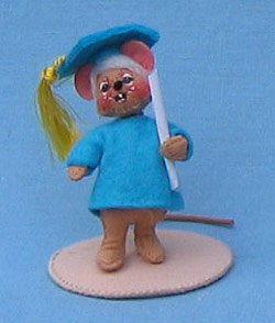 Annalee 3" Graduation Boy Mouse - Mint - 198997