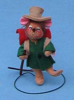 Annalee 3" Hiker Mouse - Mint / Near Mint - 199696sq