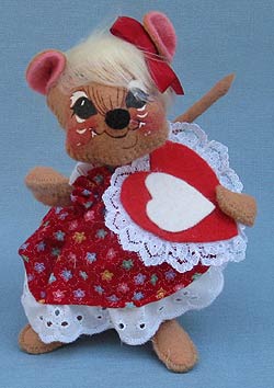 Annalee 7" Sweetheart Girl Mouse - Mint - 200198ox