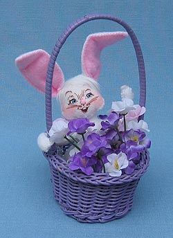 Annalee 5" Spring Basket Bunny - Mint - 200709