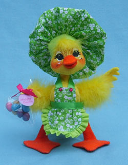 Annalee 6" Chef Duck with Bag of Candy - Mint - 201109