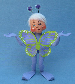 Annalee 9" Lavender Spring Butterfly Elf 2011 - Mint - 201911