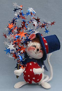 Annalee 7" Star Spangled Mouse - Mint - 203197sqxt