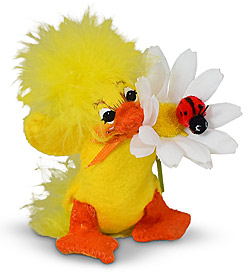 Annalee 3" Duck with Daisy 2023 - Mint 210223