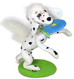 Annalee 6" Frisbee Fido Dalmation Dog 2022 - Mint - 211022