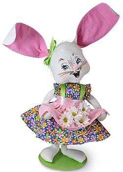 Annalee 12" Easter Parade Girl Bunny 2019 - Mint - 212019