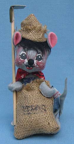 Annalee 7" Gardener Mouse - Mint - 223585