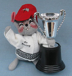 Annalee 7" Victory Lane Racing Mouse - Mint - 227701sqxt