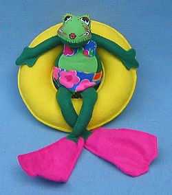 Annalee 10" Floating Flo Frog - Mint - 240599a