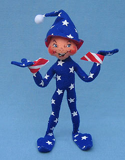 Annalee Dolls Set of Patriotic Stars Decoration Doll