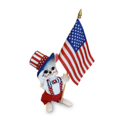 Annalee 6" 4th of July Boy Mouse 2018 - Mint - 250218