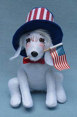 Annalee 6" Yankee Doodle Doggie - Mint - 250612