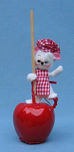 Annalee 3" Candy Apple Chef Mouse - Mint - 251209