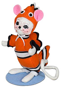 Annalee 6" Wannabe a Clown Fish Mouse 2024 - Mint - 261124