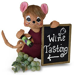 Annalee 6" Wine Tasting Mouse 2019 - Mint - 261219