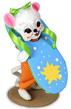 Annalee 6" Wannabe a Flip Flop Mouse 2023 - Mint - 261723