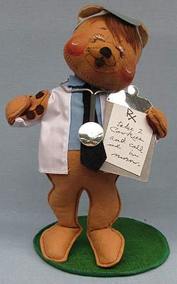 Annalee 10" Doctor Bear - Near Mint - 282993xooh